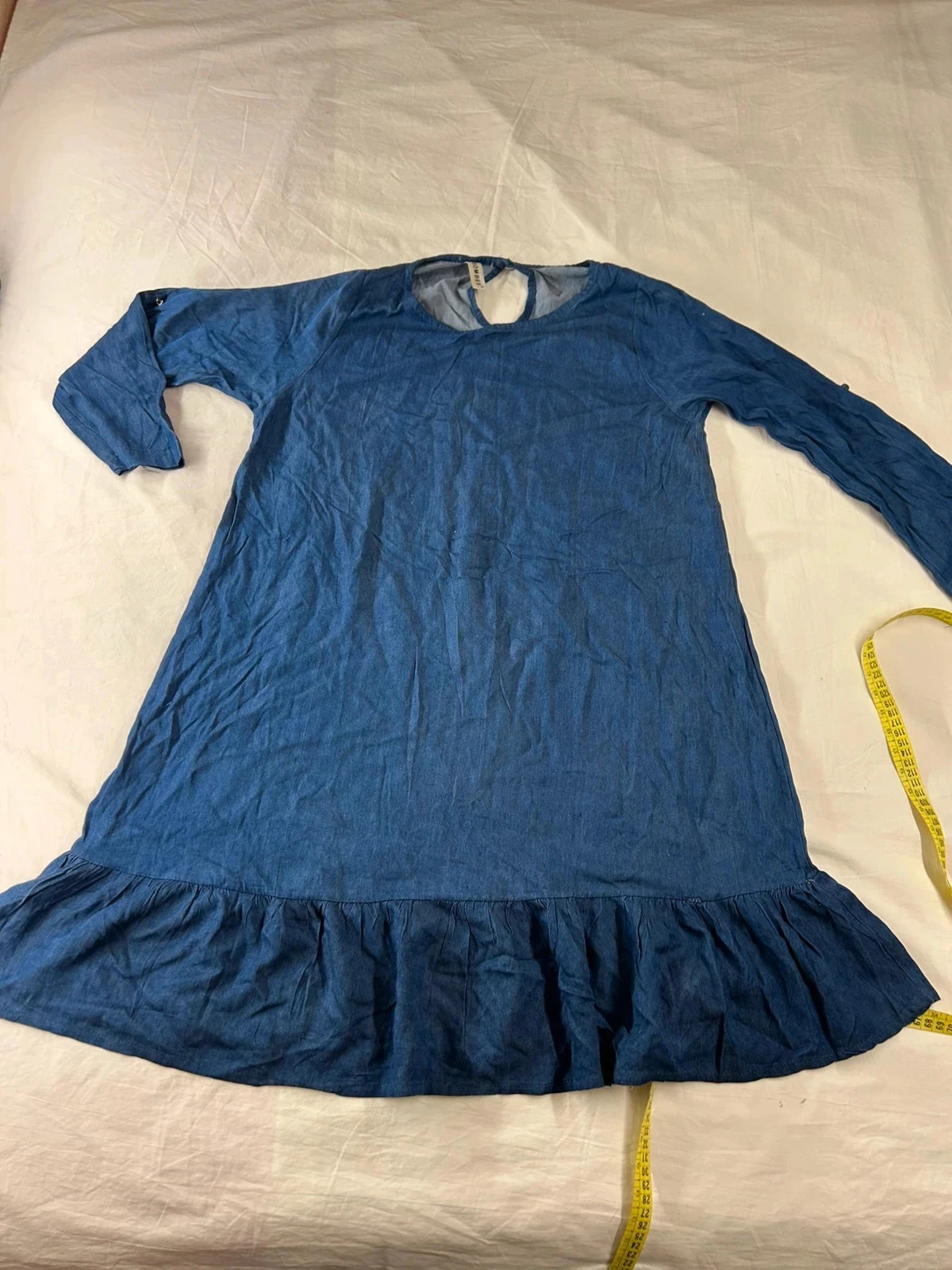 Robe vintage bleu marine bombes